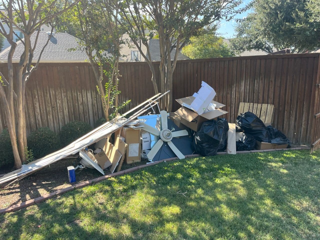 Richardson Backyard Junk Removal Success image