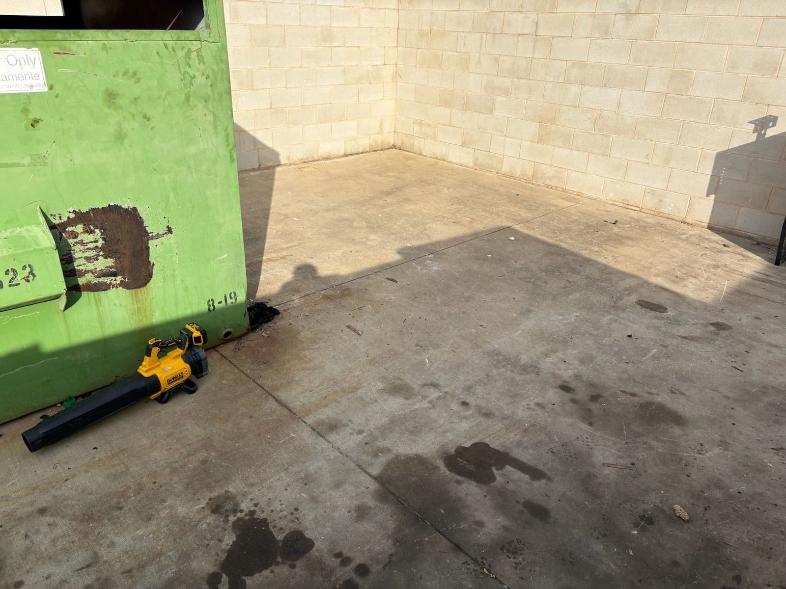 Dallas Dumpster Area Cleanup image